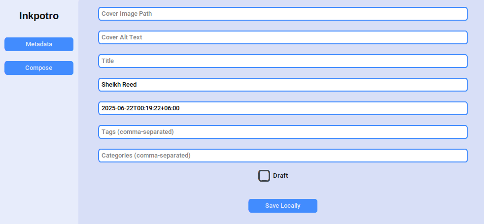 Inkpotro Screenshot Preview